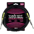 Ernie Ball P06048 10ft Straight-Straight Instrument Cable Black