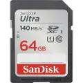 SanDisk Ultra SD - 140MB/s - 64GB