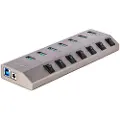 StarTech.com 5G7AIBS-USB-HUB-EU USB hub - USB 3.2 - 7 ports - Grå