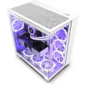 NZXT H9 Flow - All White - Kabinet - Miditower - Hvid
