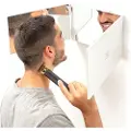 InnovaGoods Badeværelsesspejl med foldbart design og LED-belysning