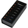 StarTech.com 7 Port Usb 3.0 -skrivebord /vægmontering Hub