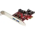 StarTech.com Pcie 4-ports Usb 3.0 Sata Pci-e-udvidelseskort