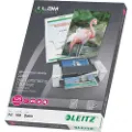 Leitz A4 Satin 125 Mikron Laminering Lommer 100 Enheder