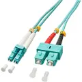 Lindy Om3 Lc-sc Duplex Fiberoptisk Kabel 10 M