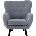 Creative Collection - Loungestol Beau - Blå - Lænestole - - Homeroom
