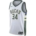 Nike Milwaukee Bucks Association Edition 2022/23-Nike Dri-FIT NBA Swingman-spillertrøje til mænd - hvid