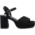 Xti Xtitil kvinder. 14147101-NEGRO Ms Antelina Læder Sandaler Sort (41), 5-8 cm, Ruskind, Spænder, Casual, Party