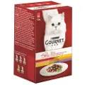 Gourmet Mon Petit DUO - Oksekød & Kylling, Kalkun & Lever, Fjerkræ & Lam - 6 x 50 g