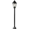 QAZQA Smart stående udendørs lanterne sort 120 cm inkl. Wifi ST64 - New Orleans