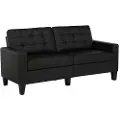 Dorel Home - Sofa Emily - Sort - 3-pers. sofaer - - Homeroom