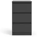 Tvilum - Naia Kommode 3 skuffer - Pakke - Sort - Kommoder - - Homeroom