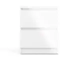 Tvilum - Naia natbord 2 skuffer - pakke - Hvid - Sengeborde - - Homeroom