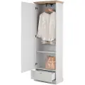 Loft 24 - Entry Cabinet Binz 1 dør/1 skuffe - Hvid - Skabe - - Homeroom