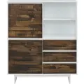 Loft 24 - Høj skænk Morgan 2 låger/3 skuffer - Flerfarvet - Skænke & sideboards - - Homeroom