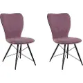 Loft 24 - Spisebordsstol Viola, 2 stk. - Lilla - Stole - - Homeroom