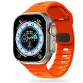 Tech-Protect Apple Watch Series Ultra 3/2/Ultra/11/10/9/8/SE 3/(2022)/7/SE/6/5/4/3/2/1 Tech-Protect IconBand Line Silikonerem - 49mm/46mm/45mm/44mm/42mm - Orange