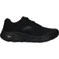 SKECHERS Skecherstil mænd. 232040 Arch Fit sko sort (43), Stof, Fast, Blonder, Casual, Sport, Multisport