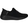 SKECHERS Skecherstil kvinder. 149710 Trænere Tonal Stretch Knit Fixed Laced sort (36), Stof, 3-5 cm, Blonder, Casual
