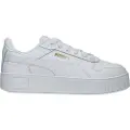 Puma Carina Street Youth Sneakers, Shoes, White/Gold, 37