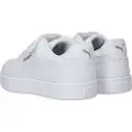 Puma Caven 2.0 Kids'Sneakers, Shoes, White/Silver/Black, 32
