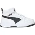 Puma Rebound V6 Mid Sneakers Kids, Shoes, White/Black, 30
