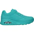 SKECHERS Skecherstil kvinder. 73690 Uno Stand On Air turkise kondisko (38), 3-5 cm, Blonder, Casual, Sport, Multisport