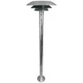 Dyberg Larsen - Sti-lampe DL25 Galvaniseret udendørs - Grå - Pullertlamper - - Homeroom