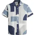 Jack & Jones Blacarnaby Print Resort Plus Size Kortærmet Skjorte