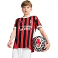 Puma Ac Milan 24/25 Hjem Junior T-shirt Med Korte ærmer