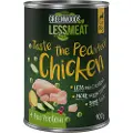 Greenwoods Økonomipakke: 24 x 400 g Greenwoods Less Meat - Peas Ærter Kylling