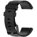 24hShop Fitbit Silikonerem til Versa / Versa2/ Lite - Sort S