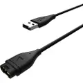 FIXED USB-A Ladekabel til Garmin Smartwatch Sort