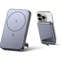 UGREEN Foldable Kickstand Magnetic Battery Powerbank - Grå - 10000 mAh