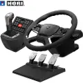 Hori Force Feedback Truck Control System - Wired Wheel, gamepad and pedals set - PC