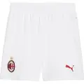 Puma AC Milan 24/25 Shorts Youth, Clothing, White/Red, 13-14Y
