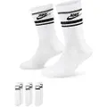 Nike Sportswear Dri-FIT Everyday Essential-crewstrømper (3 par) - hvid