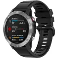 FIXED Silikone rem til Garmin QuickFit 26mm Sort