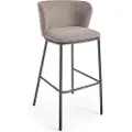 Kave Home - Barstol Ciselia, 2-pak - Brun - Barstole & -taburetter - - Homeroom