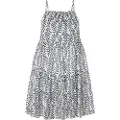 Pepe Jeans Pepe Jeanstil kvinder. PL953309 Prixton Ornamental kjole hvid, sort (M), Casual, Bomuld, Uden ærmer/stropper