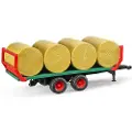 BRUDER Bale transport trailer with 8 round bales