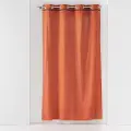 Douceur d'intérieur Gardiner og persienner Douceur d intérieur RIDEAU A OEILLETS 135 x 240 CM COTON LAVE LINETTE TERRACOTTA dame 135x240 cm