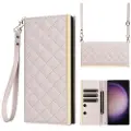 Mtp Products Samsung Galaxy S24 Ultra Luksus Vatteret Pung - Beige