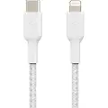 Belkin Lightning To Usb-c Cable Raided 2m. Hvid