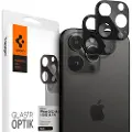 Spigen Glass tR Optik 2 Pack - Black - iPhone 16/15/14 Pro / 16/15/14 Pro Max