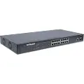 Intellinet 561198-uk Managed L2+ Gigabit Ethernet [10/100/1000] Poe Black Switch