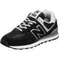 New Balance New Balancetil mænd. ML574V3 Træningssko 574v2 Evergreen sort (40), Stof, Fast, Ruskind, Blonder, Casual