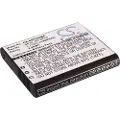 Noname Batteri til kamera til Sony Bloggie Touch, MHS-TS20, MHS-TS20/S osv.