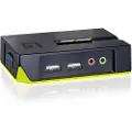 LevelOne Kvm-switch Til 2 Pc Vga/usb/lyd