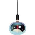 QAZQA Industriel pendellampe sort inkl. dæmpbar G220 LED - Facil